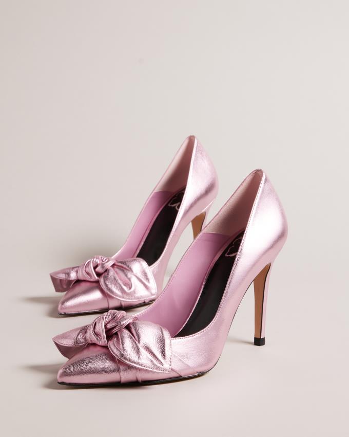 Chaussures à Talons Ted Baker Metallic Court Rose Clair Femme | MXR-66105608